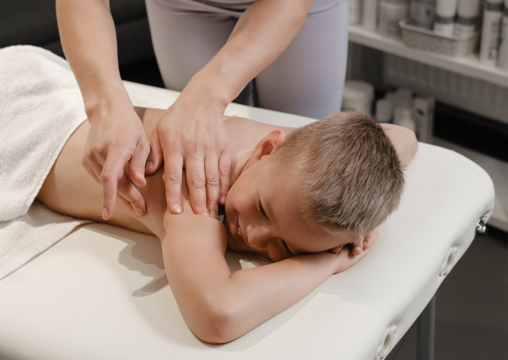 massage sportif enfant